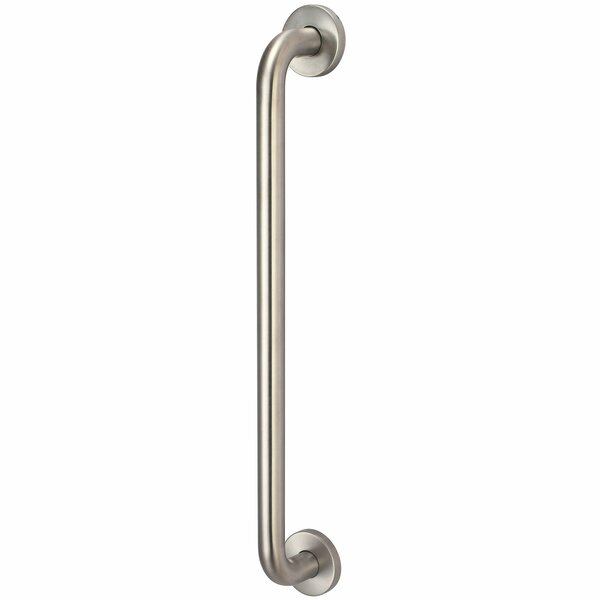 Olympia 24 in. Long, Metal Mount Grab Bar in PVD Brushed Nickel GB24-BN